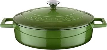 Lava Döküm Çok Amaçlı Yayvan Tencere. Folk Serisi Çap(Ø)24cm