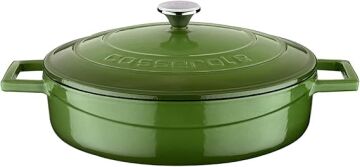 Lava Döküm Çok Amaçlı Yayvan Tencere. Folk Serisi Çap(Ø)24cm