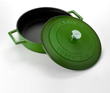 Lava Döküm Çok Amaçlı Yayvan Tencere. Folk Serisi Çap(Ø)24cm