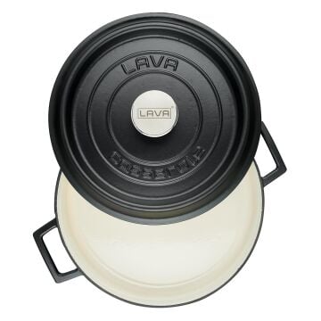 Lava Döküm Çok Amaçlı Yayvan Tencere Döküm Demir Yekpare Kulplu Edition Serisi Çap(Ø)28cm
