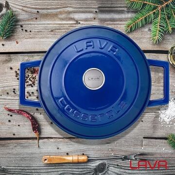 Lava Döküm Yuvarlak Tencere. Folk Çap(Ø)20cm
