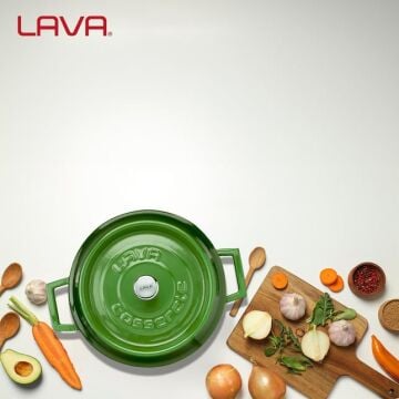 Lava Döküm Yuvarlak Tencere. Trendy Çap(Ø) 24cm