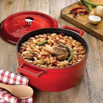 Lava Döküm Yuvarlak Tencere. Trendy Çap(Ø) 24cm