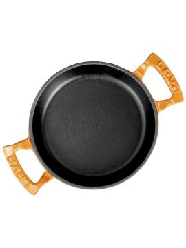 Lava Döküm Yuvarlak Sahan Döküm Demir Yekpare Çift Kulplu Çap(Ø)20cm