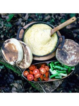 Lava Döküm Yuvarlak Sahan Döküm Demir Yekpare Çift Kulplu Çap(Ø)20cm