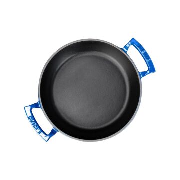 Lava Döküm Yuvarlak Sahan Döküm Demir Yekpare Çift Kulplu Çap(Ø)24cm