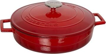 Lava Döküm Çok Amaçlı Yayvan Tencere. Folk Serisi Çap(Ø)28cm.