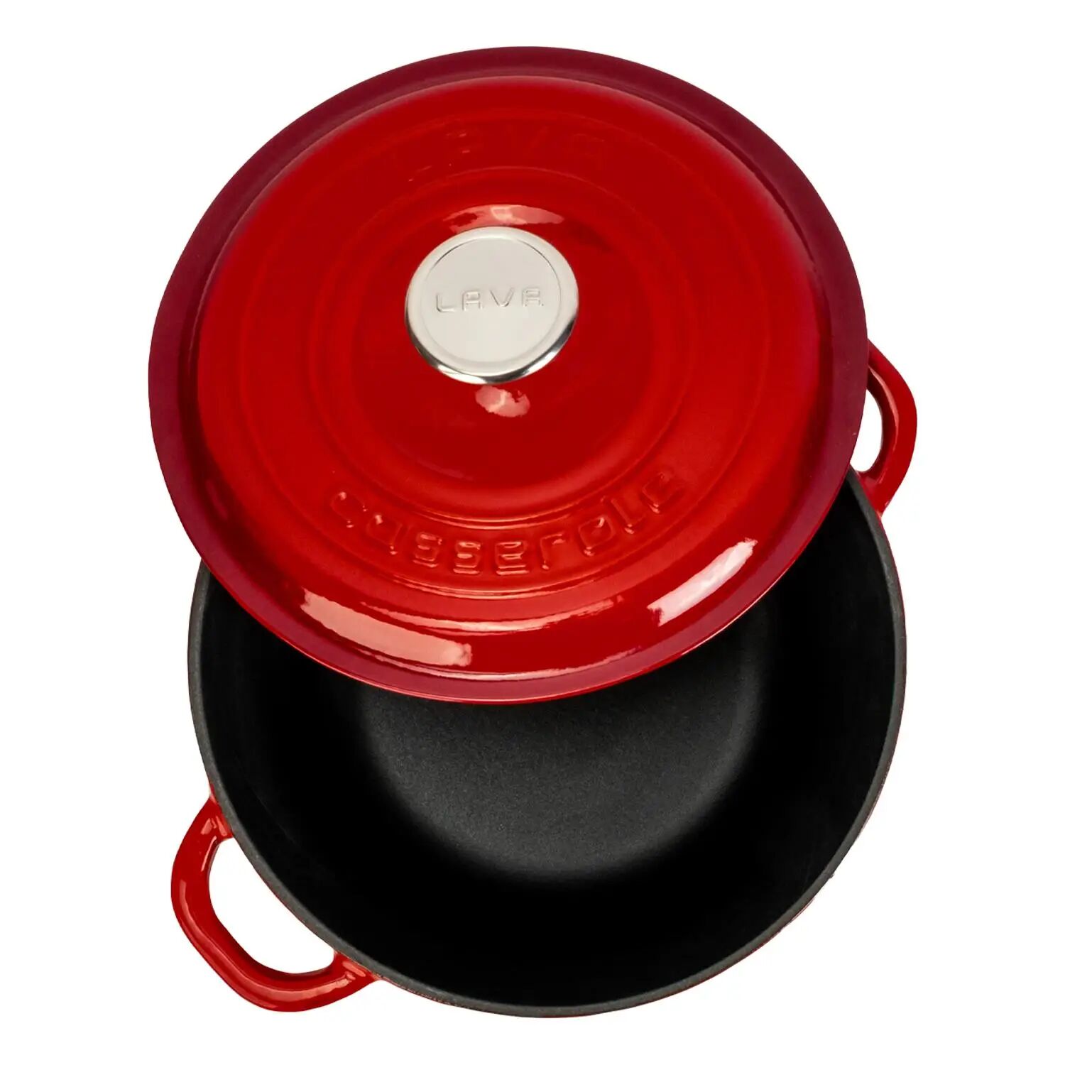 Lava Döküm Yuvarlak Tencere Döküm Demir Kapak New Heritage Serisi Çap(Ø)26cm.