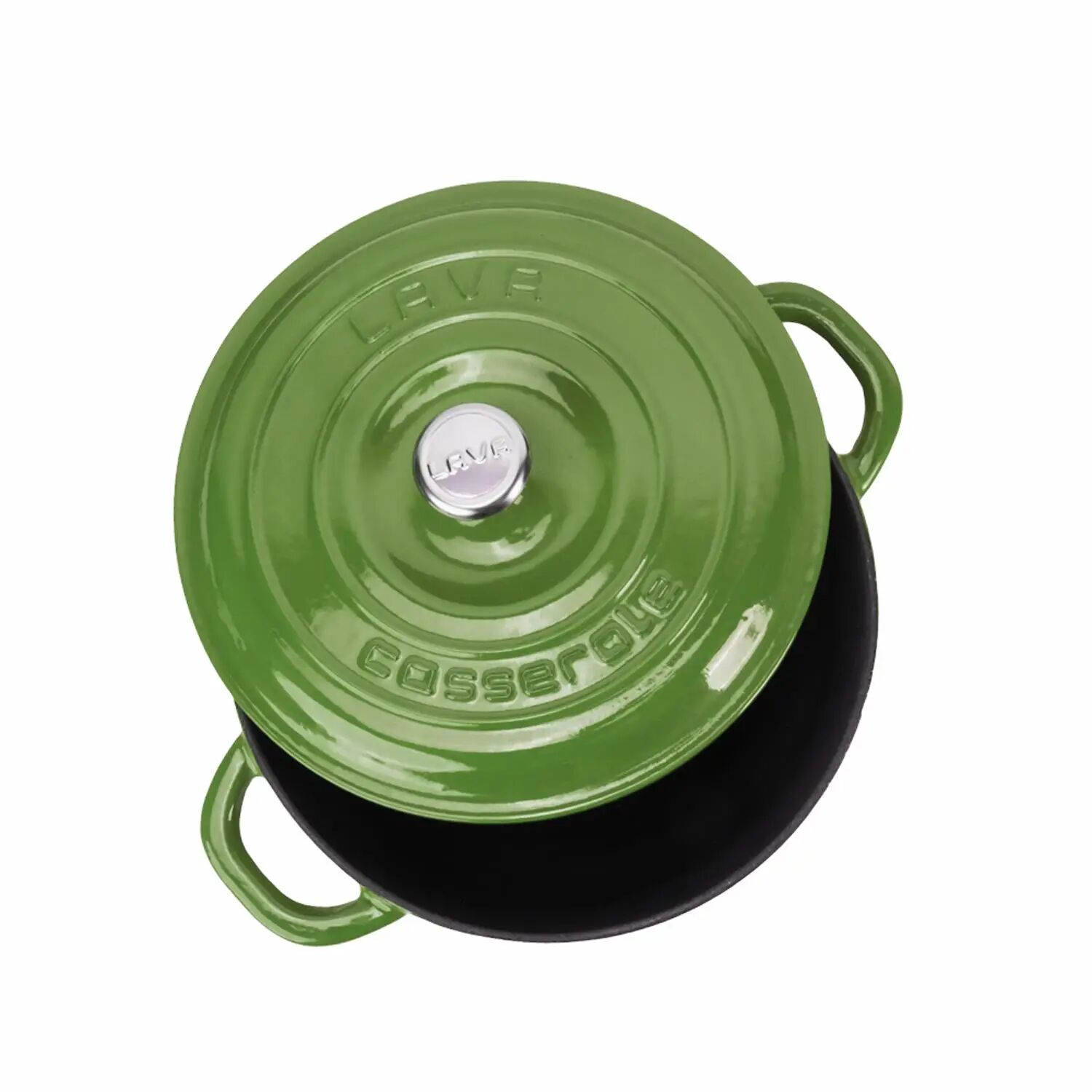 Lava Döküm Yuvarlak Tencere Döküm Demir Kapak New Heritage Serisi Çap(Ø)24cm.