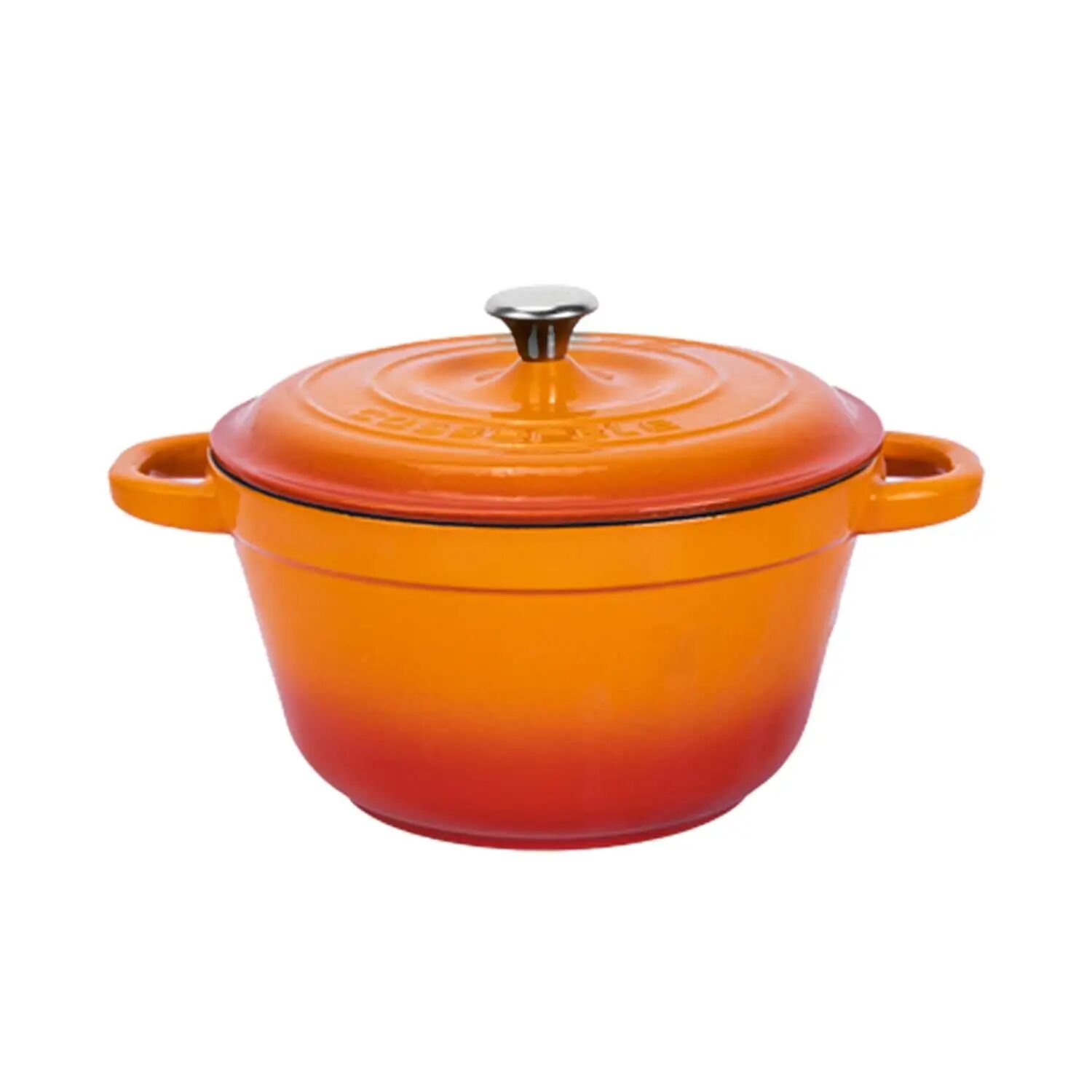 Lava Döküm Yuvarlak Tencere Döküm Demir Kapak New Heritage Serisi Çap(Ø)24cm.