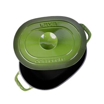 Lava Döküm Oval Tencere Döküm Demir Kapak Experience Serisi Ölçü 24x33cm