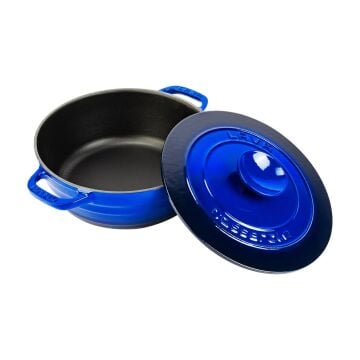 Lava Döküm Yuvarlak Tencere Döküm Demir Kapak Experience Serisi Çap(Ø)28cm