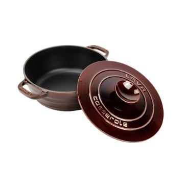 Lava Döküm Yuvarlak Tencere Döküm Demir Kapak Experience Majolik Serisi Çap(Ø)28cm