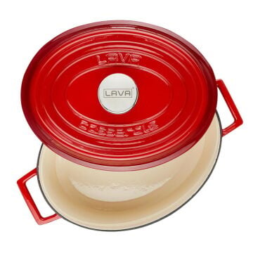 Lava Döküm Oval Tencere. Edition Serisi Ölçü 23x29cm