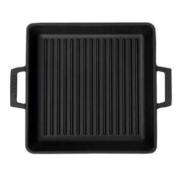 Lava Metal Saplı 26x26 CM Demir Döküm Kare Izgara Tavası